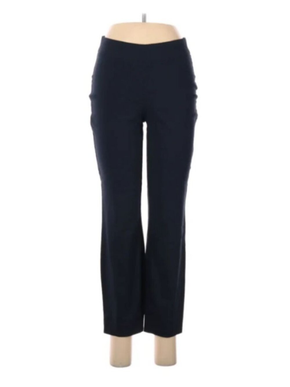 Harve Benard Straight-Leg Pull-On Pants in Navy Size 8